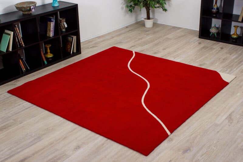 Designteppich modern quadratisch | ca. 200 x 200 cm – Detailbild 1 – jetzt kaufen bei Lifetex-Heimtextilien.de