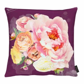 APELT Zierkissen Fiora 45x45 cm beere / rose – jetzt kaufen bei Lifetex-Heimtextilien.de