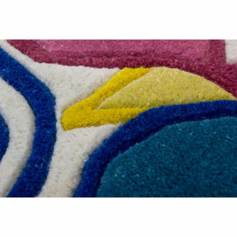 MYRINES DOODLES Kinderteppich Einhorn MD1 in Rosa, Polyester – jetzt kaufen bei Lifetex-Heimtextilien.de