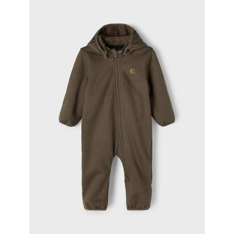 NAME IT Baby Unisex Overall Nbnmada Regenanzug in Braun – Detailbild 1 – jetzt kaufen bei Lifetex-Heimtextilien.de