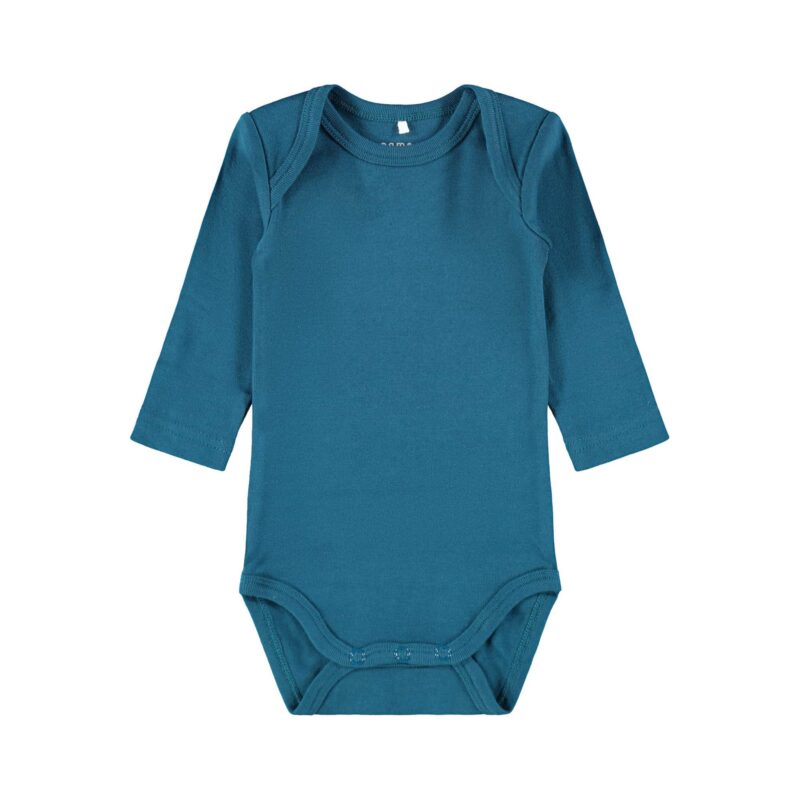 NAME IT 3er Pack Baby-Jungen Langarm Bodies U-Boot in Weiß/Blau – Detailbild 1 – jetzt kaufen bei Lifetex-Heimtextilien.de