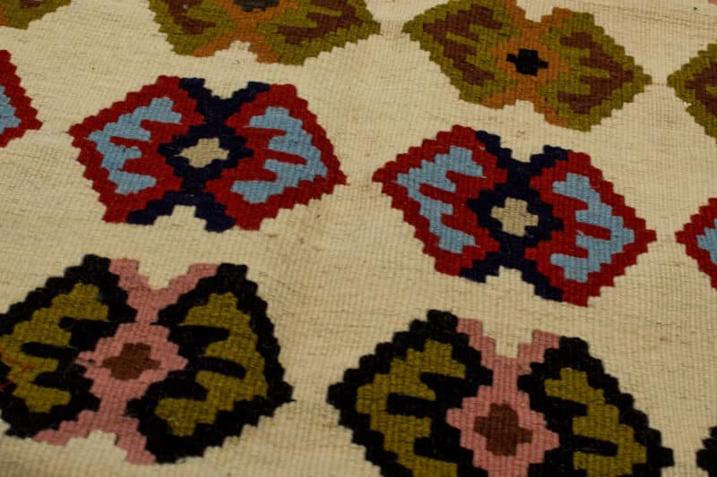 Teppich Kelim Miane Geometrisch | ca. 105 x 160 cm – Detailbild 4 – jetzt kaufen bei Lifetex-Heimtextilien.de