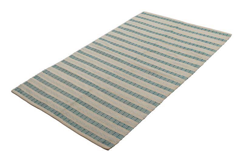 Teppich Kelim Modern Streifen Metallic-Effekt | ca. 120 x 180 cm – Detailbild 1 – jetzt kaufen bei Lifetex-Heimtextilien.de