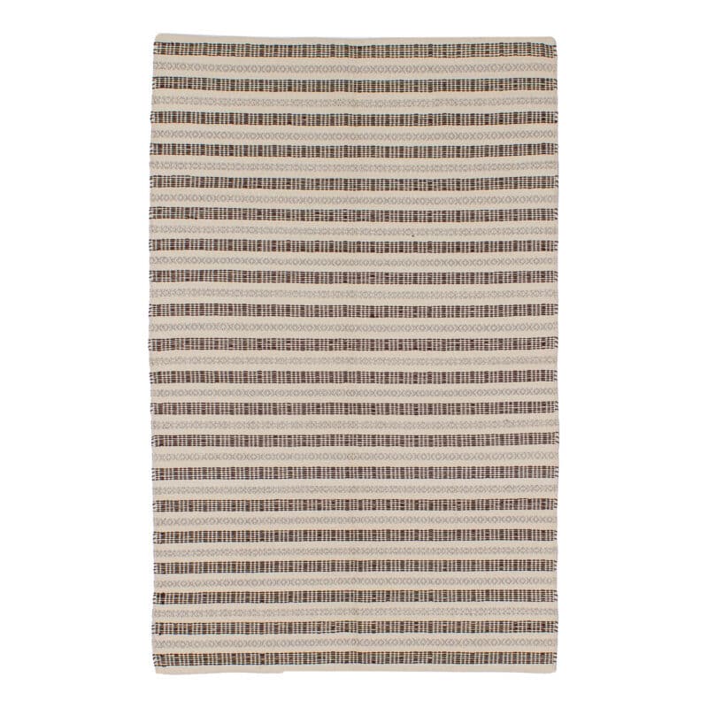 Teppich Kelim Modern Streifen Metallic-Effekt | ca. 120 x 180 cm – jetzt kaufen bei Lifetex-Heimtextilien.de