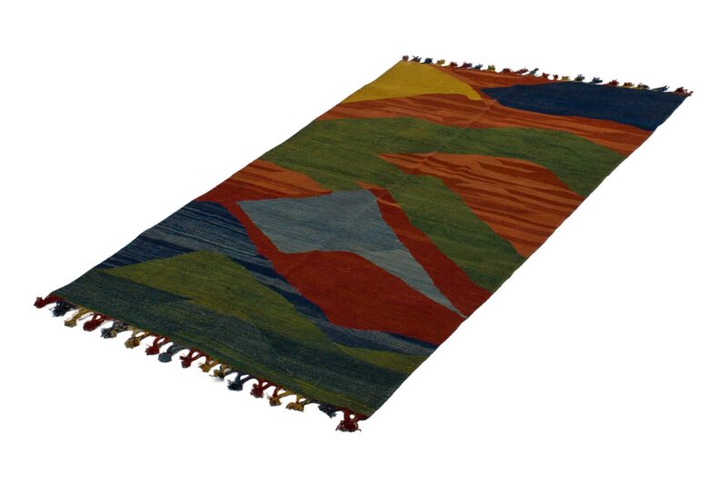 Teppich Kelim Modern Abstrakt | ca. 135 x 195 cm – Detailbild 1 – jetzt kaufen bei Lifetex-Heimtextilien.de