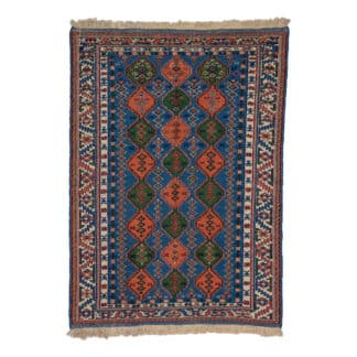 Teppich Kelim Senneh mit Bordüre | ca. 115 x 160 cm – jetzt kaufen bei Lifetex-Heimtextilien.de