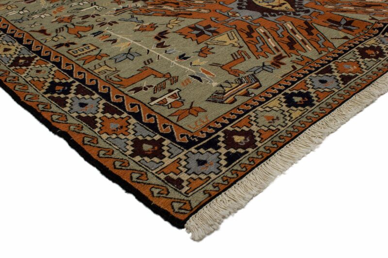 Teppich Kelim Senneh | ca. 130 x 195 cm – Detailbild 2 – jetzt kaufen bei Lifetex-Heimtextilien.de