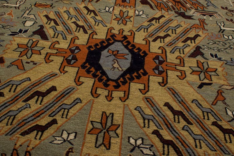 Teppich Kelim Senneh | ca. 130 x 195 cm – Detailbild 4 – jetzt kaufen bei Lifetex-Heimtextilien.de