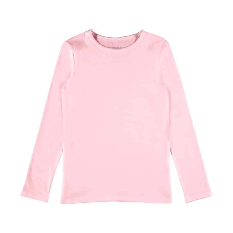 NAME IT Kids 2er Pack Mädchen Langarm Top Shirt Unterhemd Nkftop in Weiß/Rosa – Detailbild 1 – jetzt kaufen bei Lifetex-Heimtextilien.de