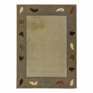 Designteppich Modern meliert mit Nieten | ca. 165 x 235 cm – jetzt kaufen bei Lifetex-Heimtextilien.de