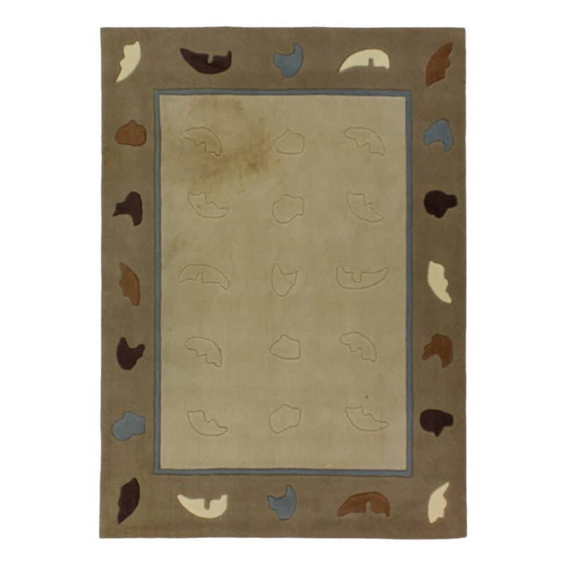 Designteppich Modern meliert mit Nieten | ca. 165 x 235 cm – jetzt kaufen bei Lifetex-Heimtextilien.de