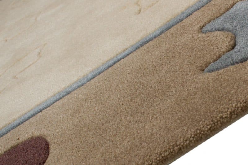 Designteppich Modern Xian Kontur mit Bordüre | ca. 170 x 240 cm – Detailbild 3 – jetzt kaufen bei Lifetex-Heimtextilien.de