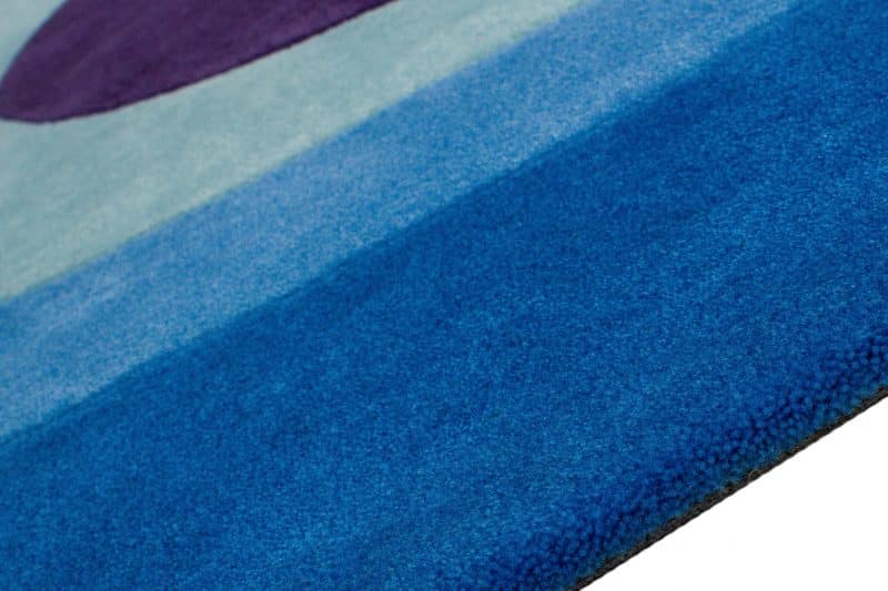 Designteppich Modern Kreise Auge | ca. 170 x 240 cm – Detailbild 3 – jetzt kaufen bei Lifetex-Heimtextilien.de