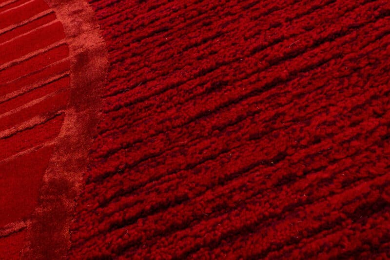 Designteppich Modern Kontur Wellenform mit Kunstseide | ca. 170 x 240 cm – Detailbild 4 – jetzt kaufen bei Lifetex-Heimtextilien.de