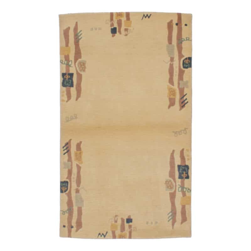 Designteppich Nepal Modern mit Bordüre | ca. 95 x 150 cm – jetzt kaufen bei Lifetex-Heimtextilien.de