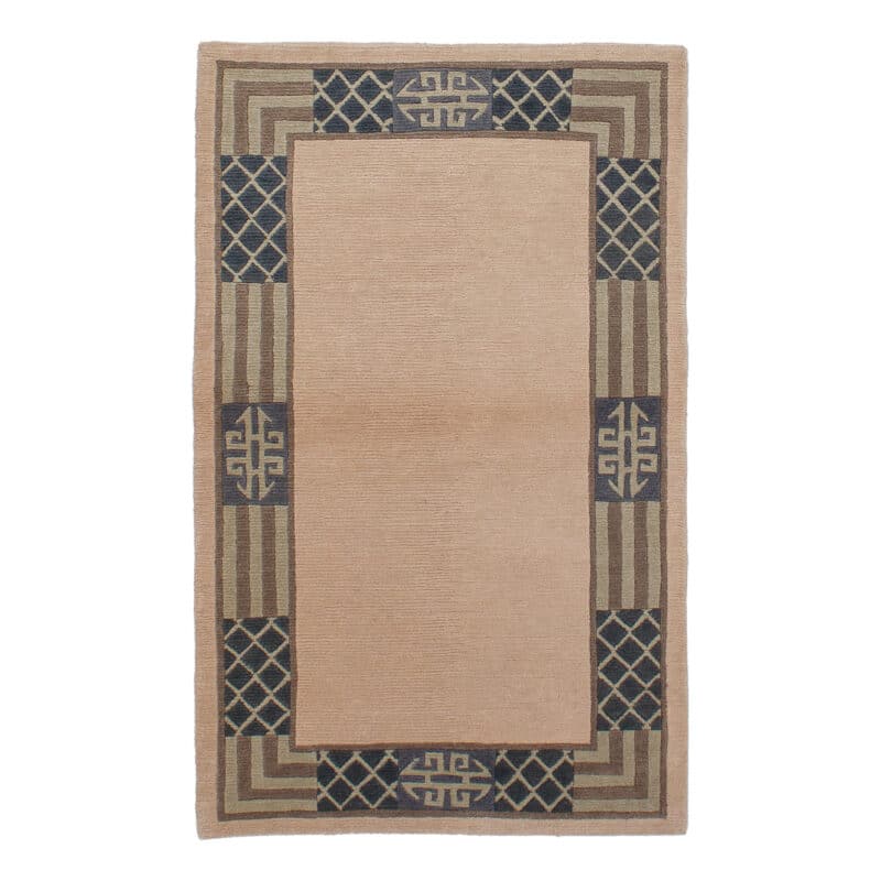 Teppichbrücke Nepal Modern mit Bordüre | ca. 90 x 160 cm – jetzt kaufen bei Lifetex-Heimtextilien.de