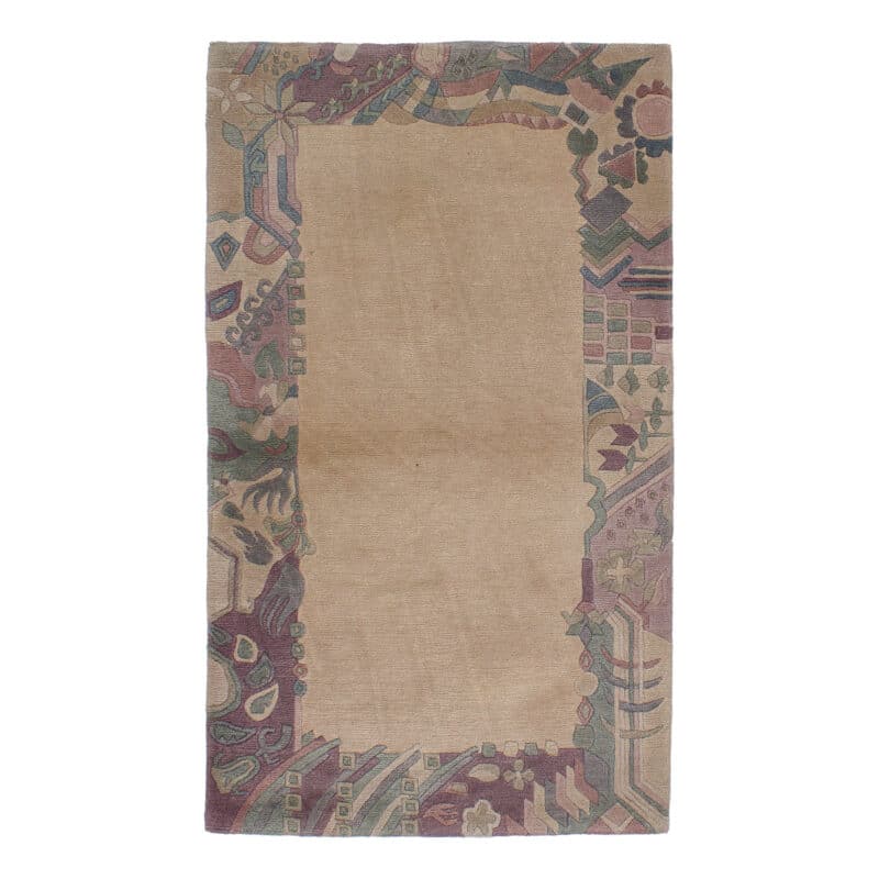 Teppichbrücke Nepali Modern mit Bordüre | ca. 90 x 160 cm – jetzt kaufen bei Lifetex-Heimtextilien.de