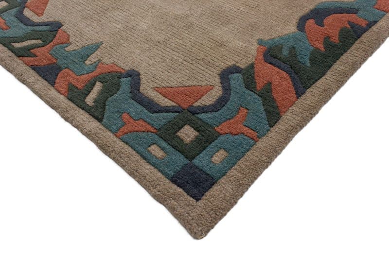 Teppichbrücke Nepali Modern mit Bordüre | ca. 90 x 160 cm – Detailbild 2 – jetzt kaufen bei Lifetex-Heimtextilien.de