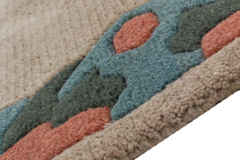 Teppichbrücke Nepali Modern mit Bordüre | ca. 90 x 160 cm – Detailbild 3 – jetzt kaufen bei Lifetex-Heimtextilien.de