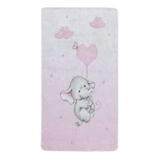 Kinderteppich Brücke Elefant mit Herzen | ca. 80 x 150 cm – jetzt kaufen bei Lifetex-Heimtextilien.de