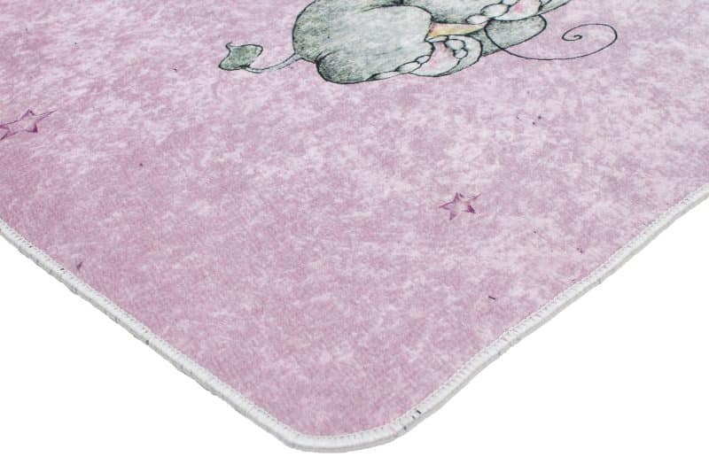 Kinderteppich Brücke Elefant mit Herzen | ca. 80 x 150 cm – Detailbild 2 – jetzt kaufen bei Lifetex-Heimtextilien.de