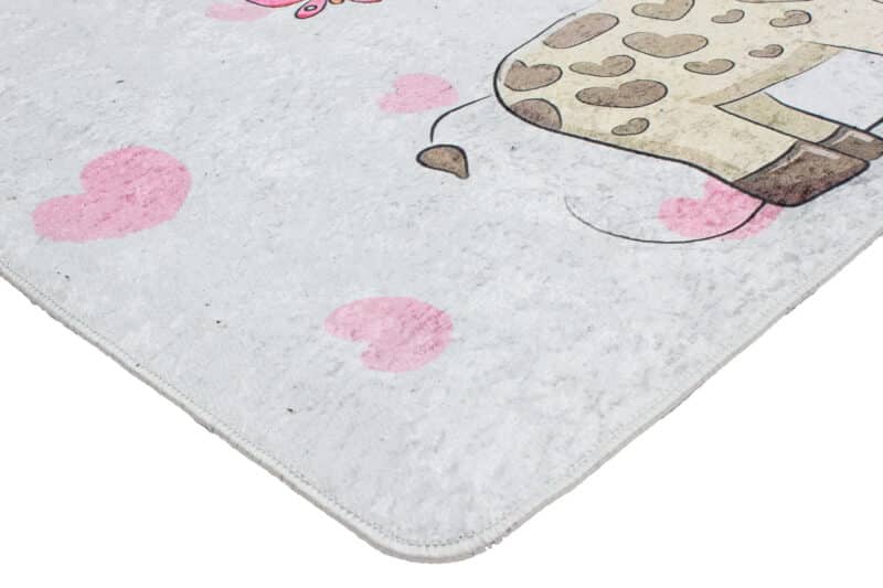 Kinderteppich Giraffen mit Herzen | ca. 120 x 180 cm – Detailbild 2 – jetzt kaufen bei Lifetex-Heimtextilien.de