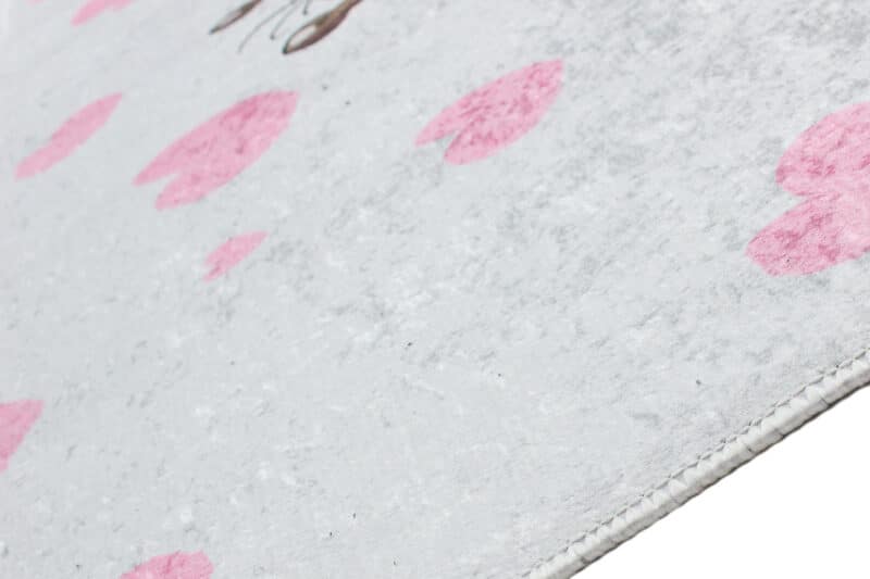 Kinderteppich Giraffen mit Herzen | ca. 120 x 180 cm – Detailbild 3 – jetzt kaufen bei Lifetex-Heimtextilien.de