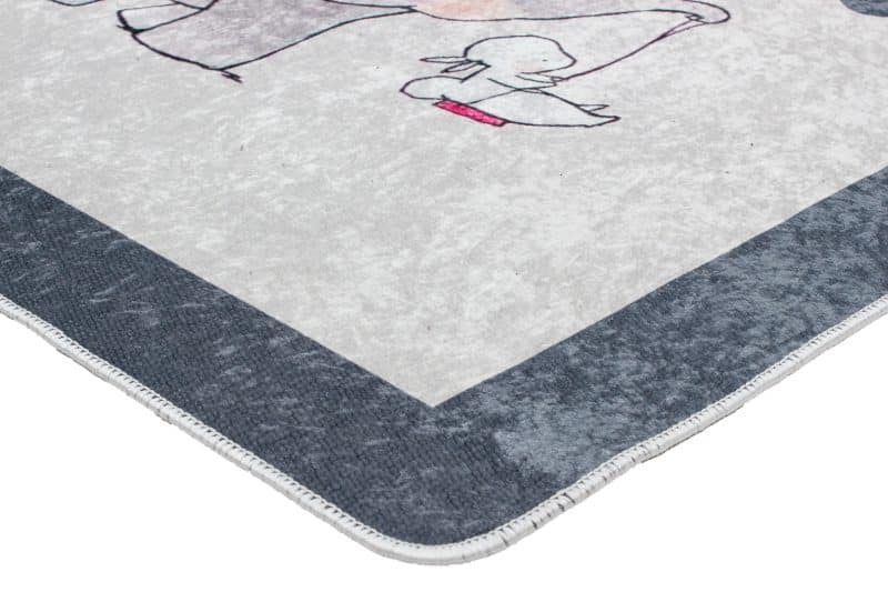 Kinderteppich Elefant Hase Wolken Mond | ca. 120 x 180 cm – Detailbild 2 – jetzt kaufen bei Lifetex-Heimtextilien.de