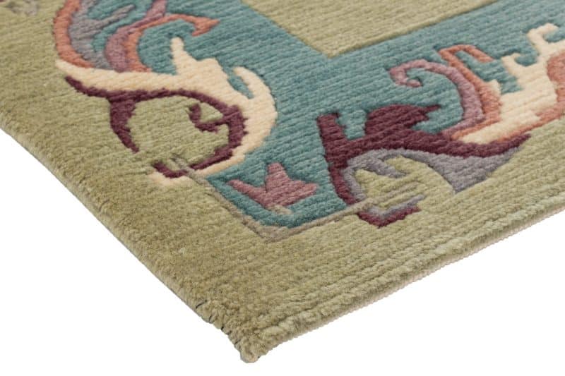 Teppich Brücke Nepal mit Bordüre | ca. 75 x 135 cm – Detailbild 2 – jetzt kaufen bei Lifetex-Heimtextilien.de