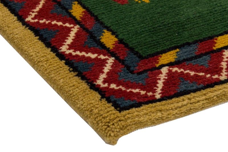 Teppich Brücke Gabbeh mit Bordüre | ca. 75 x 135 cm – Detailbild 2 – jetzt kaufen bei Lifetex-Heimtextilien.de
