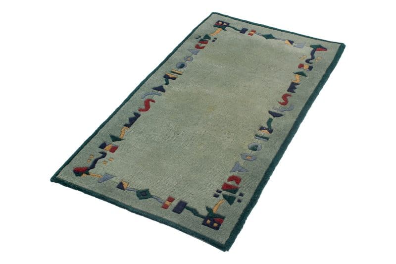 Teppich Brücke Nepali modern mit Bordüre | ca. 70 x 135 cm – Detailbild 1 – jetzt kaufen bei Lifetex-Heimtextilien.de
