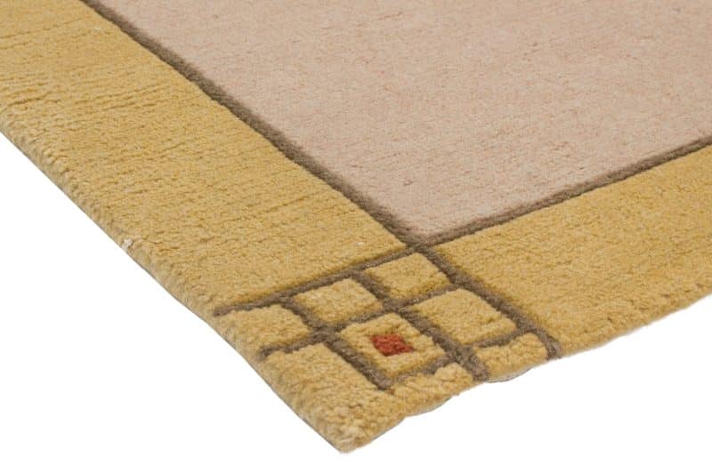 Teppich Brücke Nepali modern mit Bordüre | ca. 70 x 140 cm – Detailbild 2 – jetzt kaufen bei Lifetex-Heimtextilien.de