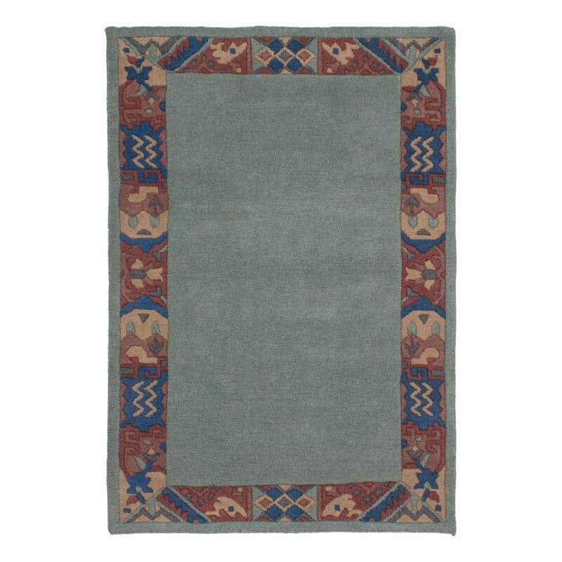 Teppich Nepali modern mit Bordüre | ca. 115 x 170 cm – jetzt kaufen bei Lifetex-Heimtextilien.de