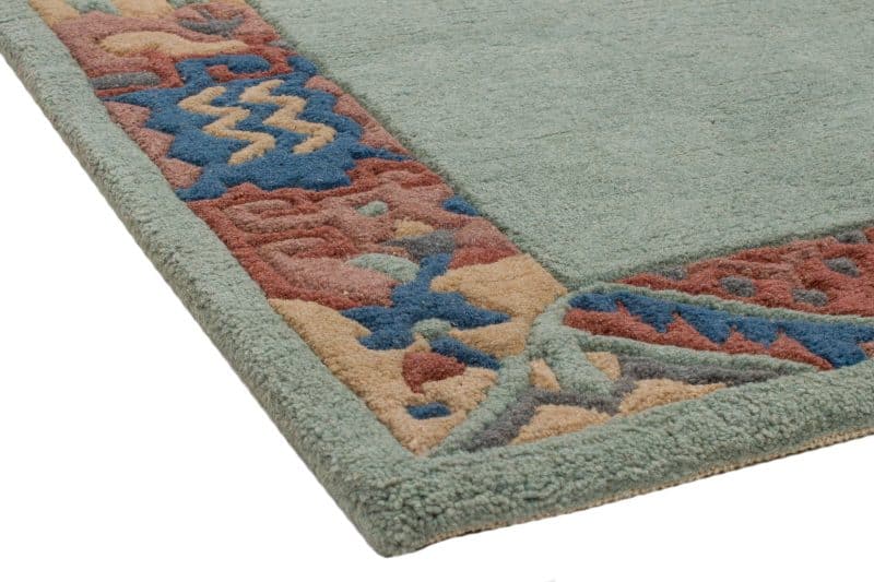 Teppich Nepali modern mit Bordüre | ca. 115 x 170 cm – Detailbild 2 – jetzt kaufen bei Lifetex-Heimtextilien.de