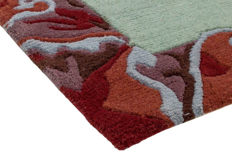Teppich Nepali modern mit Bordüre | ca. 125 x 180 cm – Detailbild 1 – jetzt kaufen bei Lifetex-Heimtextilien.de