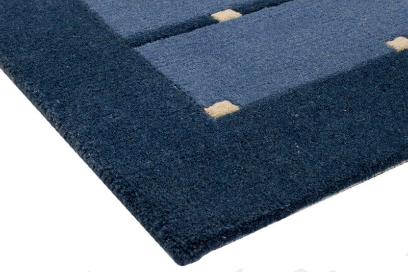 Teppich Nepali modern mit Bordüre | ca. 115 x 175 cm – Detailbild 2 – jetzt kaufen bei Lifetex-Heimtextilien.de
