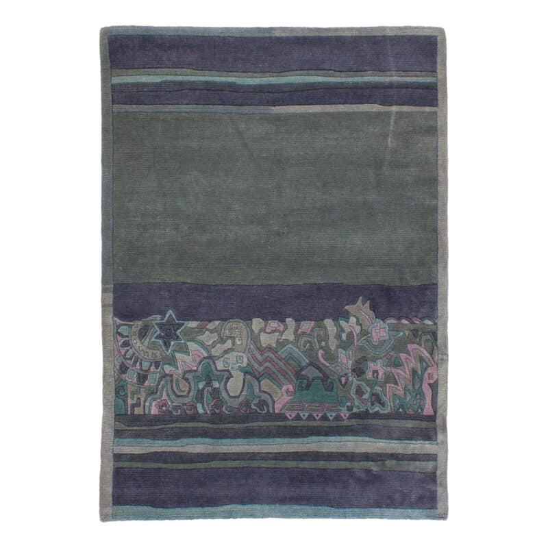 Teppich Nepali modern mit Bordüre | ca. 115 x 180 cm – jetzt kaufen bei Lifetex-Heimtextilien.de