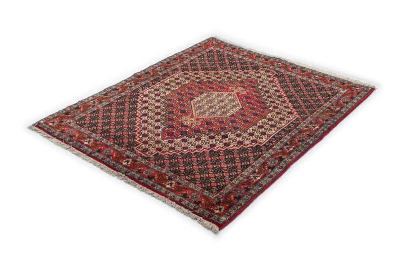 Teppich Senneh mit Bordüre | ca. 125 x 160 cm – Detailbild 1 – jetzt kaufen bei Lifetex-Heimtextilien.de