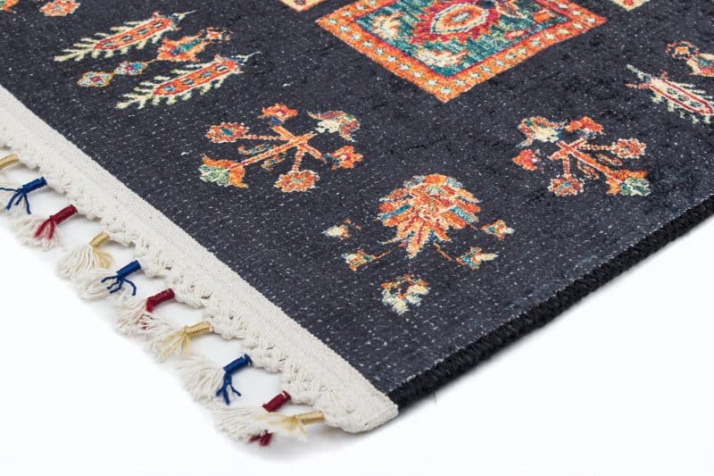 Teppich Samarkand Felder Print | ca. 120 x 180 cm – Detailbild 2 – jetzt kaufen bei Lifetex-Heimtextilien.de