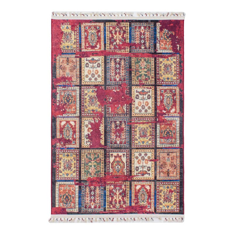 Teppich Vintage Felder Print | ca. 160 x 230 cm – jetzt kaufen bei Lifetex-Heimtextilien.de