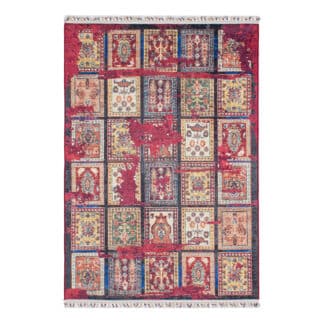 Teppich Vintage Felder Print | ca. 160 x 230 cm – jetzt kaufen bei Lifetex-Heimtextilien.de