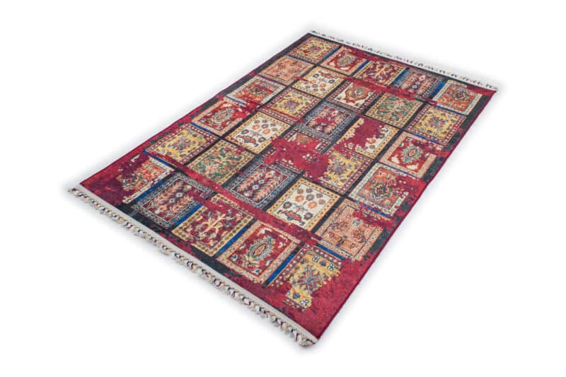 Teppich Vintage Felder Print | ca. 160 x 230 cm – Detailbild 1 – jetzt kaufen bei Lifetex-Heimtextilien.de