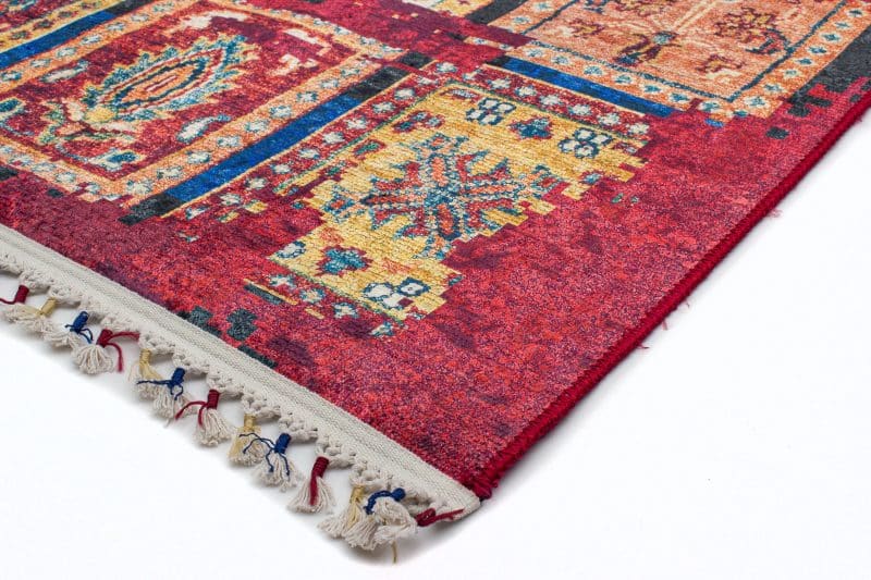 Teppich Vintage Felder Print | ca. 160 x 230 cm – Detailbild 2 – jetzt kaufen bei Lifetex-Heimtextilien.de