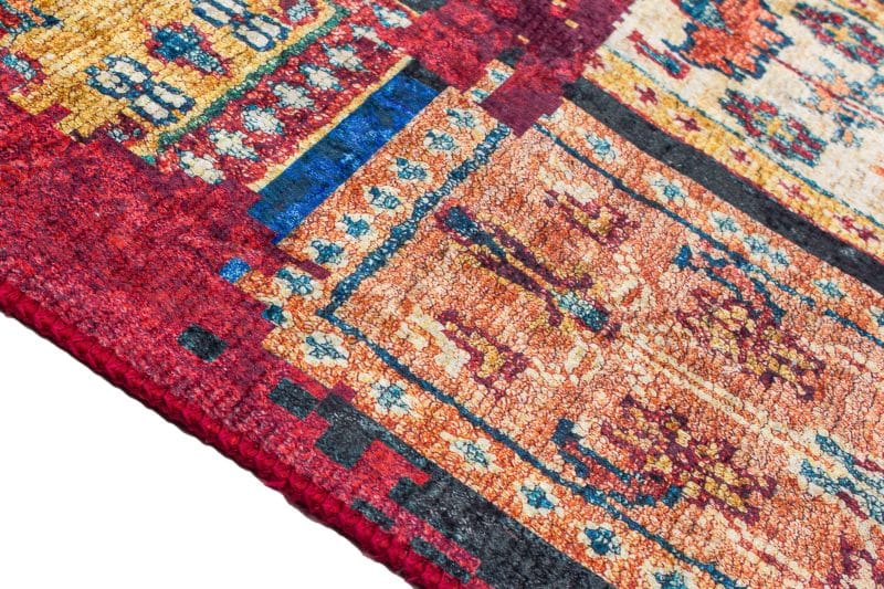 Teppich Vintage Felder Print | ca. 160 x 230 cm – Detailbild 3 – jetzt kaufen bei Lifetex-Heimtextilien.de
