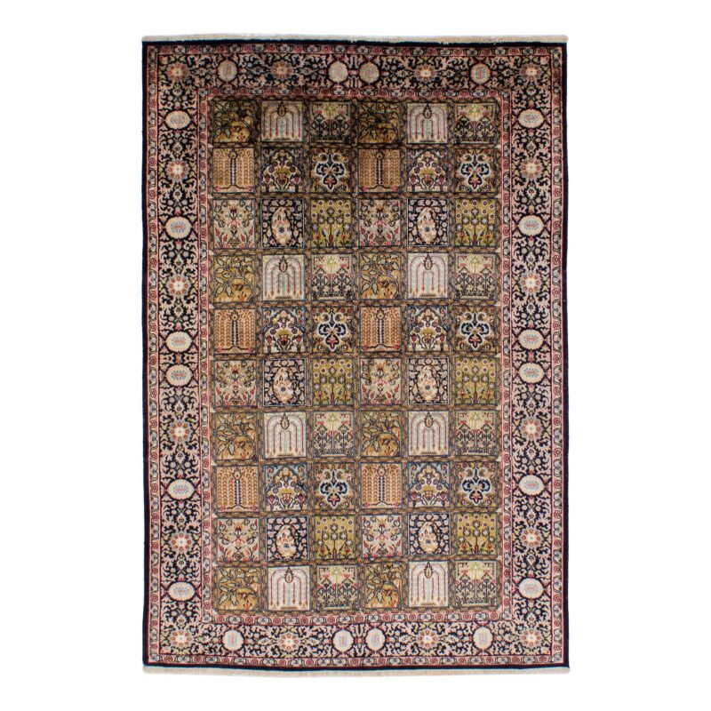 Teppich Kaschmir Felder Seide | ca. 120 x 180 cm – jetzt kaufen bei Lifetex-Heimtextilien.de