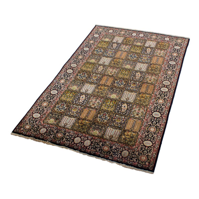 Teppich Kaschmir Felder Seide | ca. 120 x 180 cm – Detailbild 1 – jetzt kaufen bei Lifetex-Heimtextilien.de