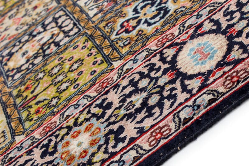 Teppich Kaschmir Felder Seide | ca. 120 x 180 cm – Detailbild 3 – jetzt kaufen bei Lifetex-Heimtextilien.de