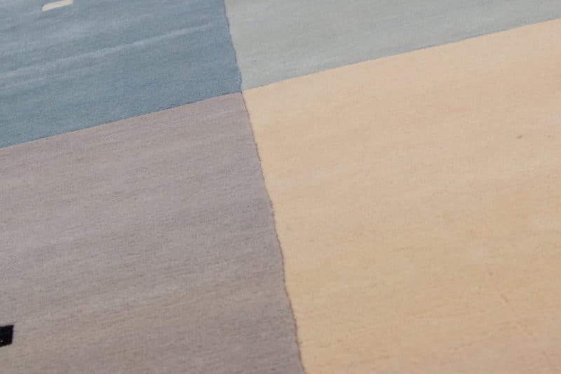 Teppich Nepal Blöcke modern | ca. 140 x 205 cm – Detailbild 4 – jetzt kaufen bei Lifetex-Heimtextilien.de