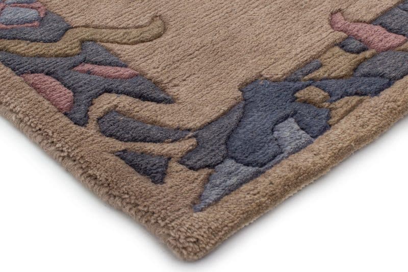 Teppich Nepali modern mit Bordüre | ca. 95 x 155 cm – Detailbild 2 – jetzt kaufen bei Lifetex-Heimtextilien.de