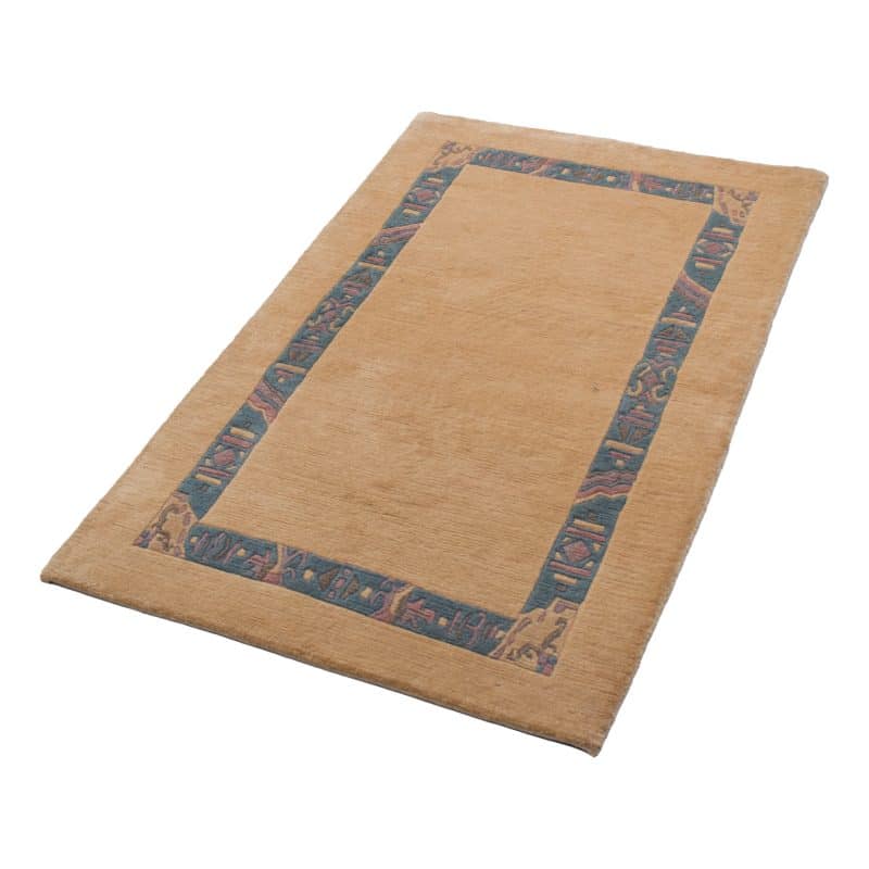 Teppich Nepal modern mit Bordüre | ca. 90 x 165 cm – Detailbild 1 – jetzt kaufen bei Lifetex-Heimtextilien.de